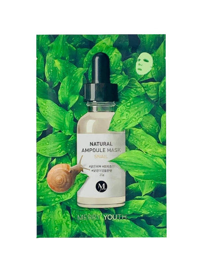 (MERRYYOUTH)  Natural Ampoule Mask Snail